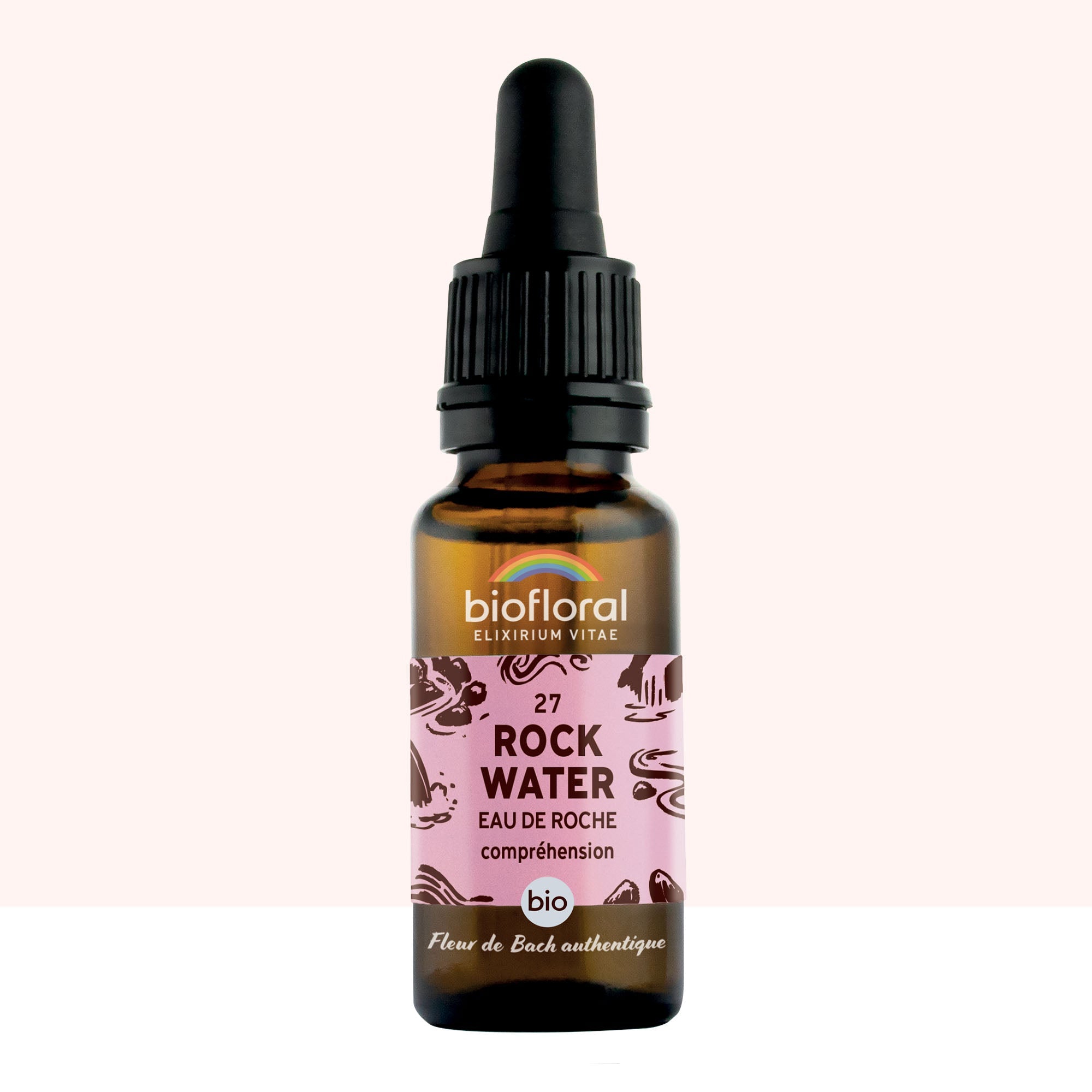 Fleur de Bach n°27 Rock Water, Eau de Roche - Bio Demeter